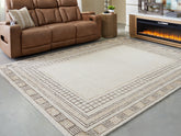 Sectionals for Less - Ashley Furniture - Idaman Rug - Medium Rug / Taupe/Brown - R407292