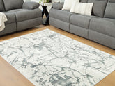 Sectionals for Less - Ashley Furniture - Tobinbury Rug - Washable 5' x 7' Area Rug / Gray - R407422