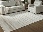 Sectionals for Less - Ashley Furniture - Gadence Rug - 5' x 7' Area Rug / Ivory/Tan - R407642