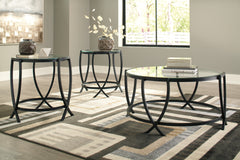 Sectionals for Less - Ashley Furniture - Tarrin Table (Set of 3) - Occasional Table Set (3/CN) / Black - T115-13