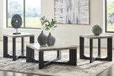 Sectionals for Less - Ashley Furniture - Sharstorm Table (Set of 3) - Occasional Table Set (3/CN) / Two-tone Gray - T251-13