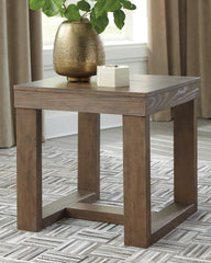Sectionals for Less - Ashley Furniture - Cariton End Table - Square End Table / Gray - T471-2