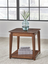 Sectionals for Less - Ashley Furniture - Trenmour End Table - Square End Table / Medium Brown - T596-2