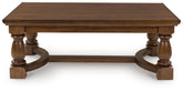 Sectionals for Less - Ashley Furniture - Sturlayne Coffee Table - Rectangular Cocktail Table / Brown - T609-1