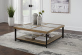 Sectionals for Less - Ashley Furniture - Montia Coffee Table - Square Cocktail Table / Multi - T632-8