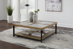 Sectionals for Less - Ashley Furniture - Montia Coffee Table - Square Cocktail Table / Multi - T632-8