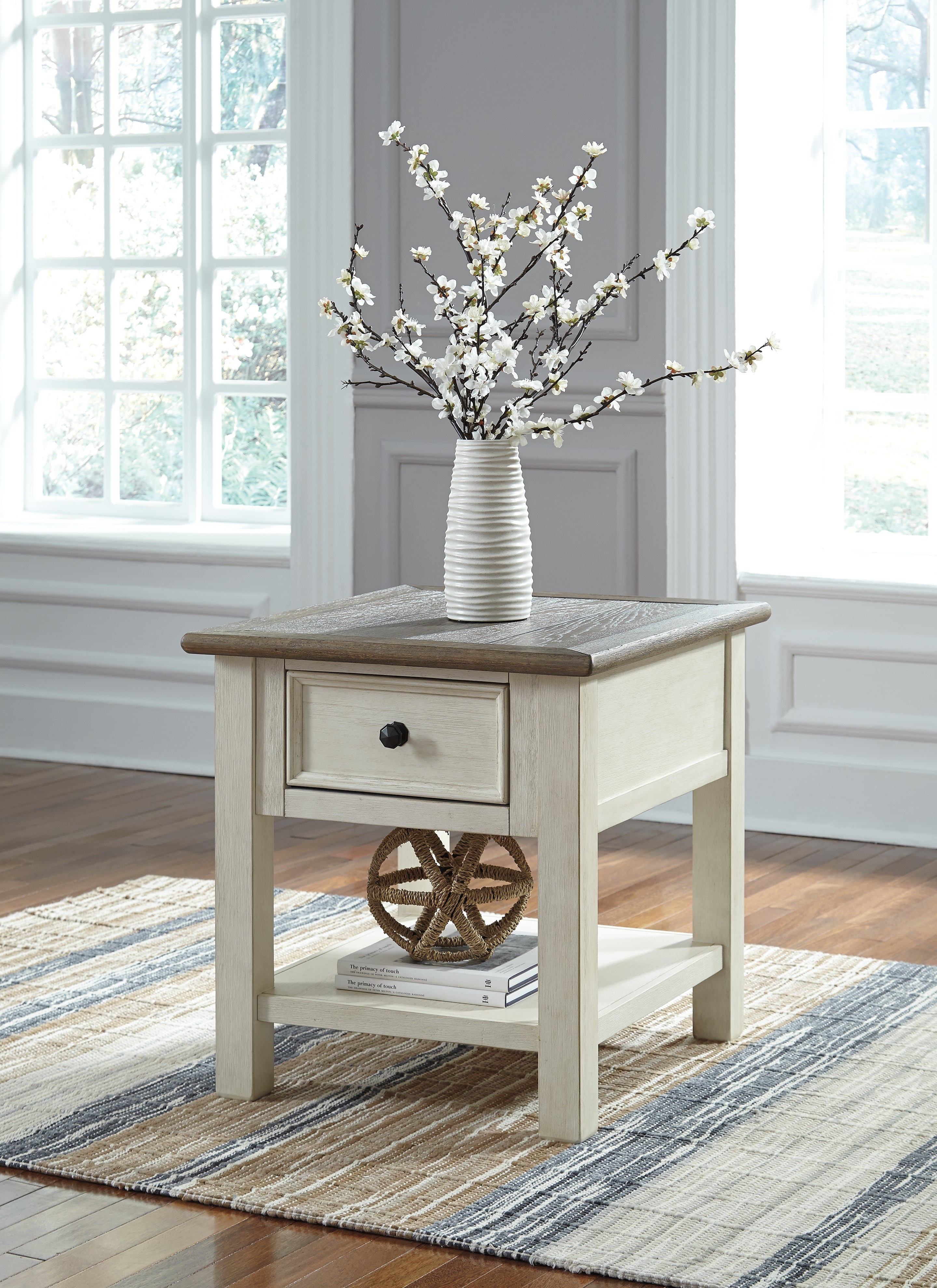 Sectionals for Less - Ashley Furniture - Bolanburg End Table - Rectangular End Table / Two-tone - T637-3