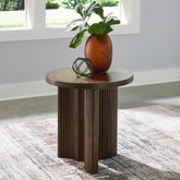 Sectionals for Less - Ashley Furniture - Korestone End Table - Rectangular End Table / Dark Brown - T438-3