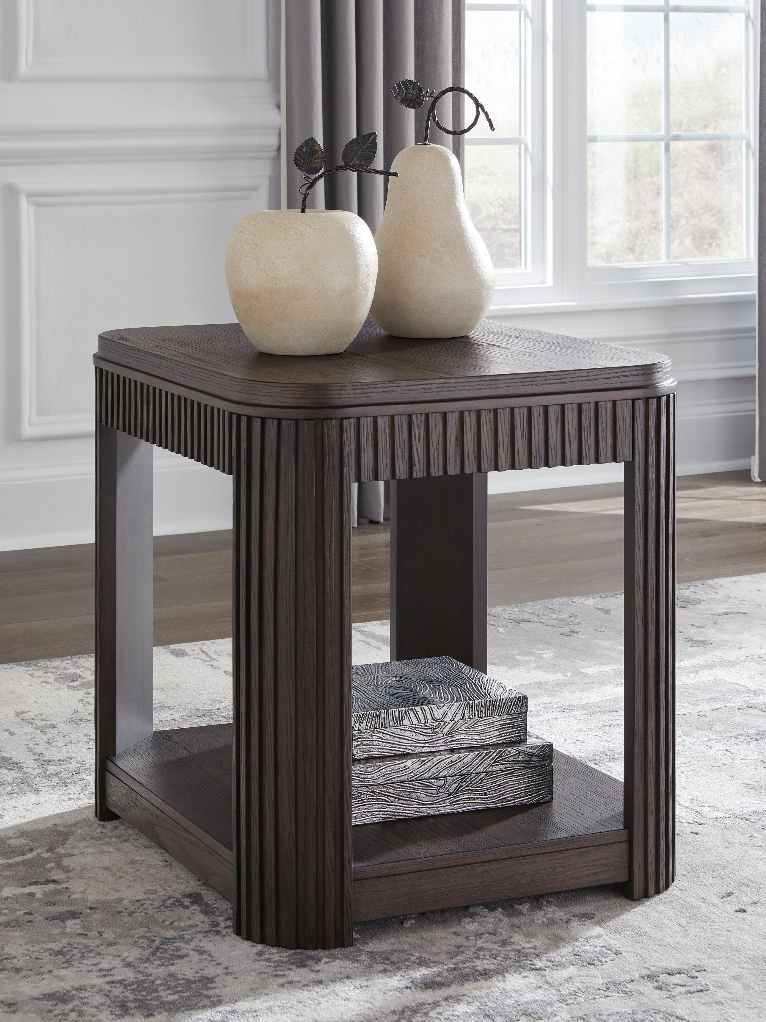 Sectionals for Less - Ashley Furniture - Carlibrie End Table - Rectangular End Table / Warm Brown - T700-3