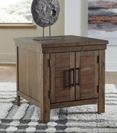 Sectionals for Less - Ashley Furniture - Moriville End Table - Rectangular End Table / Grayish Brown - T731-3