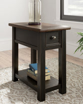Sectionals for Less - Ashley Furniture - Tyler Creek Chairside End Table - Chair Side End Table / Grayish Brown/Black - T736-107