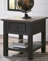 Sectionals for Less - Ashley Furniture - Tyler Creek End Table - Rectangular End Table / Grayish Brown/Black - T736-3