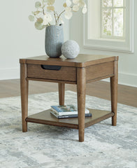 Sectionals for Less - Ashley Furniture - Roanhowe End Table - Rectangular End Table / Brown - T769-3