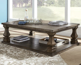 Sectionals for Less - Ashley Furniture - Johnelle Coffee Table - Rectangular Cocktail Table / Gray - T776-1