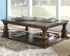 Sectionals for Less - Ashley Furniture - Johnelle Coffee Table - Rectangular Cocktail Table / Gray - T776-1
