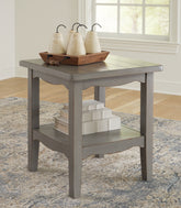Sectionals for Less - Ashley Furniture - Charina End Table - Square End Table / Antique Gray - T784-2