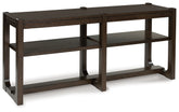 Sectionals for Less - Ashley Furniture - Breckington Sofa Table - Sofa Table / Dark Brown - T856-4