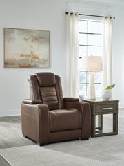 Sectionals for Less - Ashley Furniture - High Impact Living Room - PWR REC Loveseat/CON/ADJ HDRST / Tobacco - U1060118