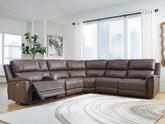 Sectionals for Less - Ashley Furniture - Bleckley Sectional - 6-Piece Power Reclining Sectional / Espresso - PCU12001S5