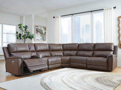 Sectionals for Less - Ashley Furniture - Bleckley Sectional - 6-Piece Power Reclining Sectional / Espresso - PCU12001S5
