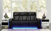 Sectionals for Less - Ashley Furniture - Boyington Living Room - PWR REC Loveseat/CON/ADJ HDRST / Black - U2710618