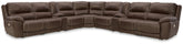 Sectionals for Less - Ashley Furniture - Dunleith 9-piece Power Reclining Sectional - 9-piece Power Reclining Sectional / Chocolate - U71604S10