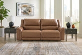 Sectionals for Less - Ashley Furniture - Trasimeno Living Room - 2 Seat PWR REC Sofa ADJ HDREST / Caramel - U8281547