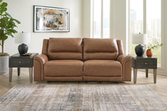 Sectionals for Less - Ashley Furniture - Trasimeno Living Room - 2 Seat PWR REC Sofa ADJ HDREST / Caramel - U8281547