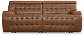 Sectionals for Less - Ashley Furniture - Temmpton Sectional - 2-Piece Power Reclining Sectional Loveseat / Chocolate - U92708S1