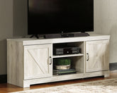 Sectionals for Less - Ashley Furniture - Bellaby TV Stand - 63" / Whitewash - W331-68