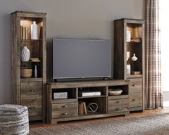 Sectionals for Less - Ashley Furniture - Trinell 3-Piece Entertainment Center - 3-Piece Entertainment Center / Brown - W446W18
