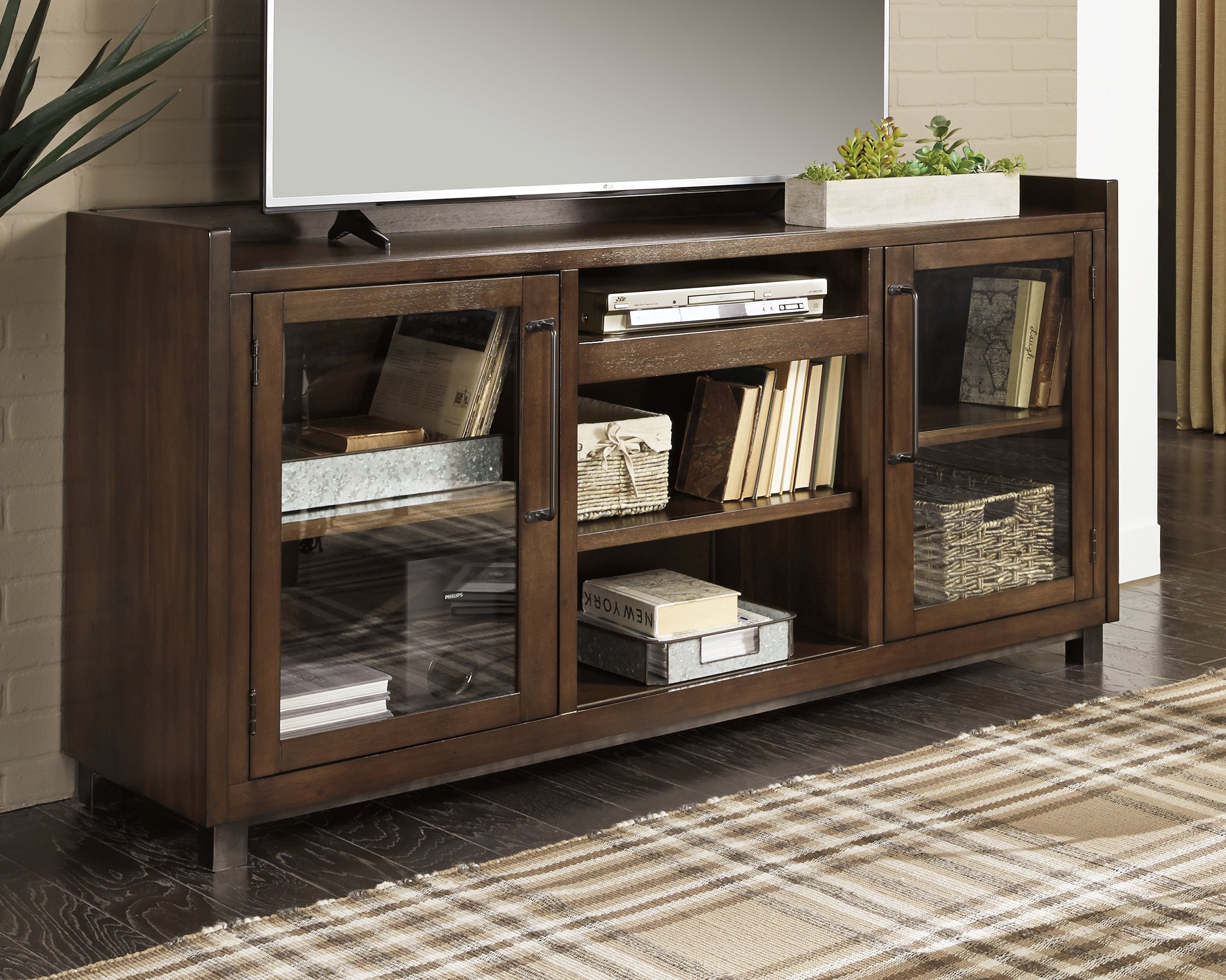 Sectionals for Less - Ashley Furniture - Starmore 70" TV Stand - 70" / Brown - W633-68