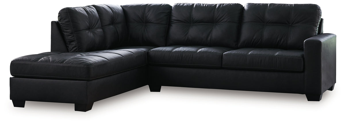 Sectionals for Less - Ashley Furniture - Barlin Mills Sectional - RAF 2-Piece Sectional with Chaise / Carbon - 17004S1