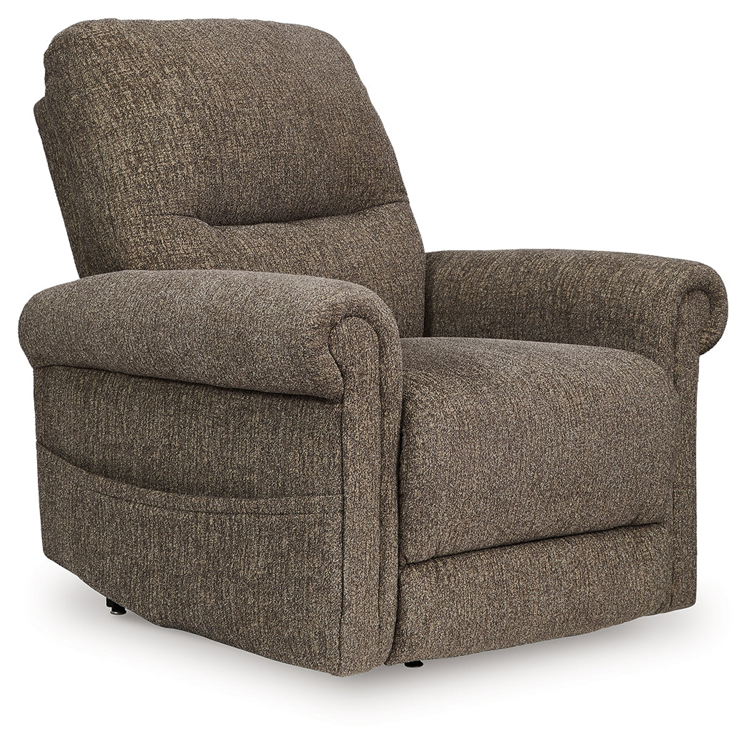 Sectionals for Less - Ashley Furniture - Aureta Living Room - Power Lift Recliner / Earth - 1790212