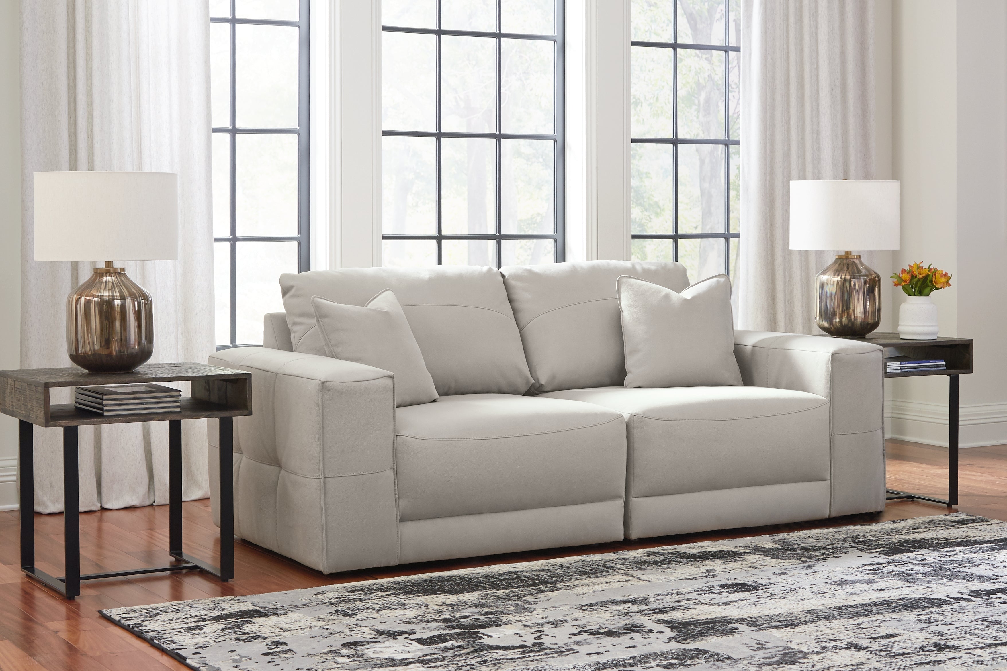Sectionals for Less - Ashley Furniture - Next-Gen Gaucho Sectional - RAF 3-Piece Sectional Sofa with Chaise / Gray - 18304S2