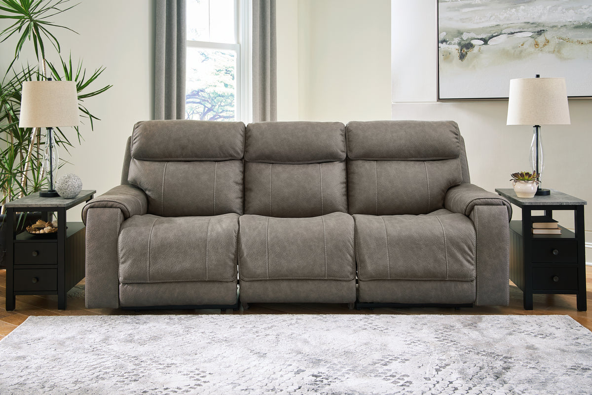 Sectionals for Less - Ashley Furniture - Starbot Sectional - 3-Piece Power Reclining Sectional Sofa / Fossil - 23501S3