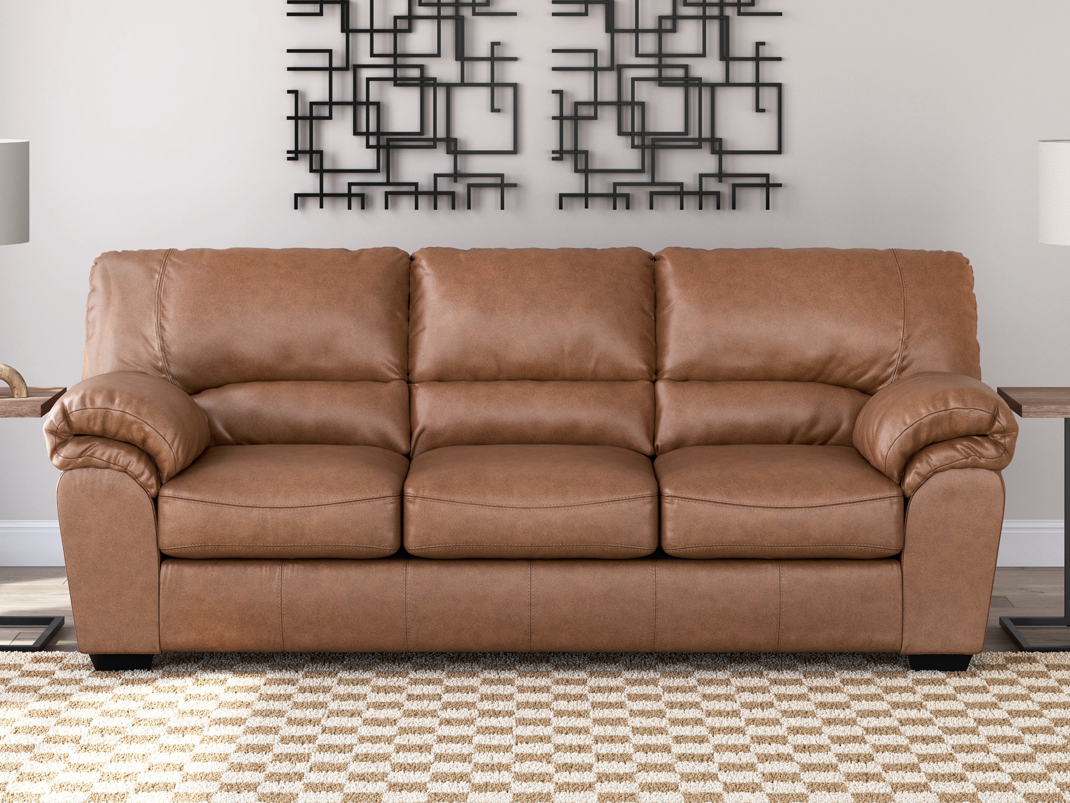 Sectionals for Less - Ashley Furniture - WillowBend Living Room - Sofa / Caramel - PC2770438