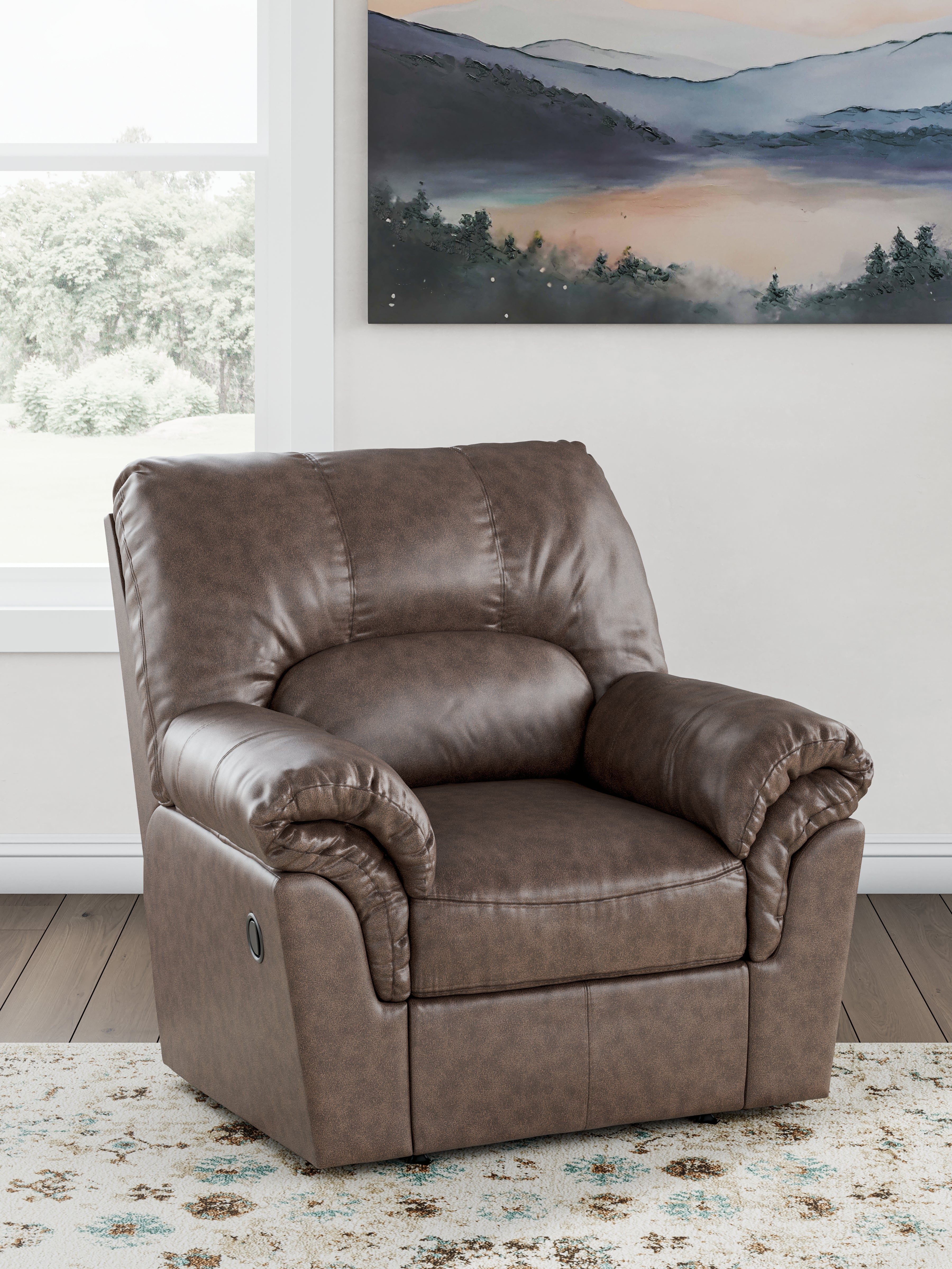 Sectionals for Less - Ashley Furniture - WillowBend Living Room - Rocker Recliner / Umber - PC2770525