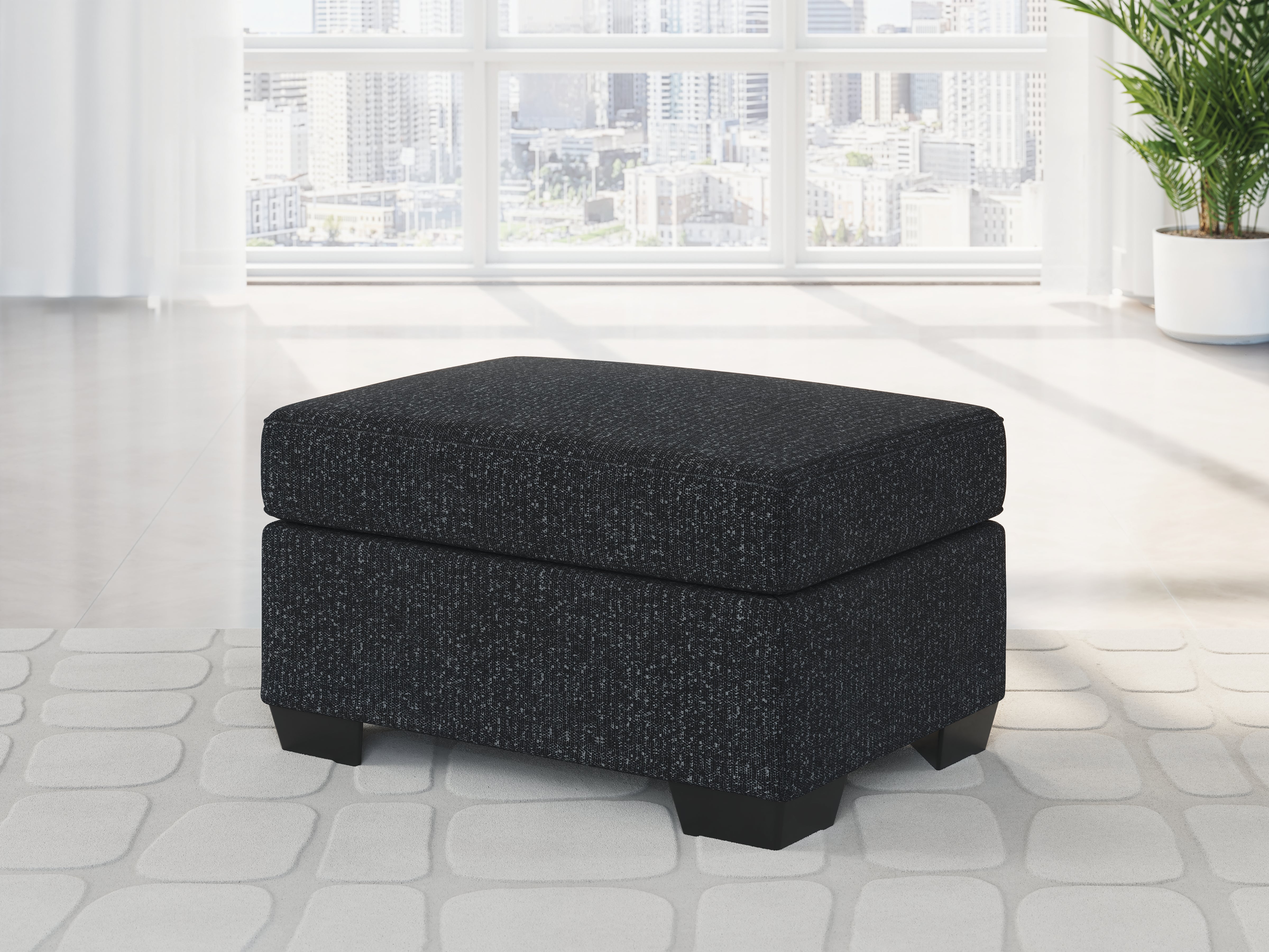 Sectionals for Less - Ashley Furniture - Jasmine Peaks Living Room - Ottoman / Coal - 2890414