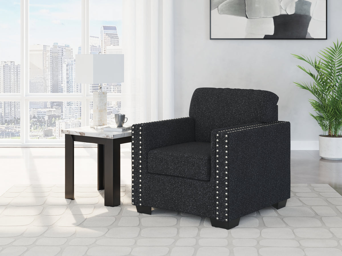 Sectionals for Less - Ashley Furniture - Jasmine Peaks Living Room - Ottoman / Coal - 2890414