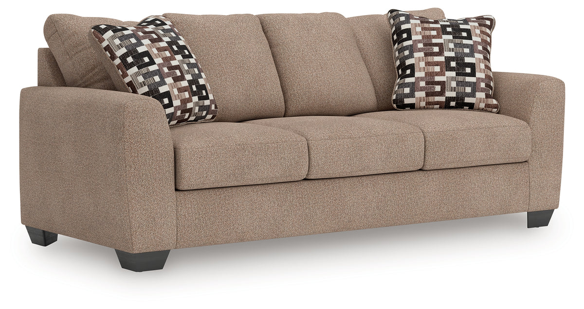 Sectionals for Less - Ashley Furniture - Triston-Peaks Living Room - Queen Sofa Sleeper / Suede - 3020439
