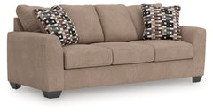 Sectionals for Less - Ashley Furniture - Triston-Peaks Living Room - Queen Sofa Sleeper / Suede - 3020439