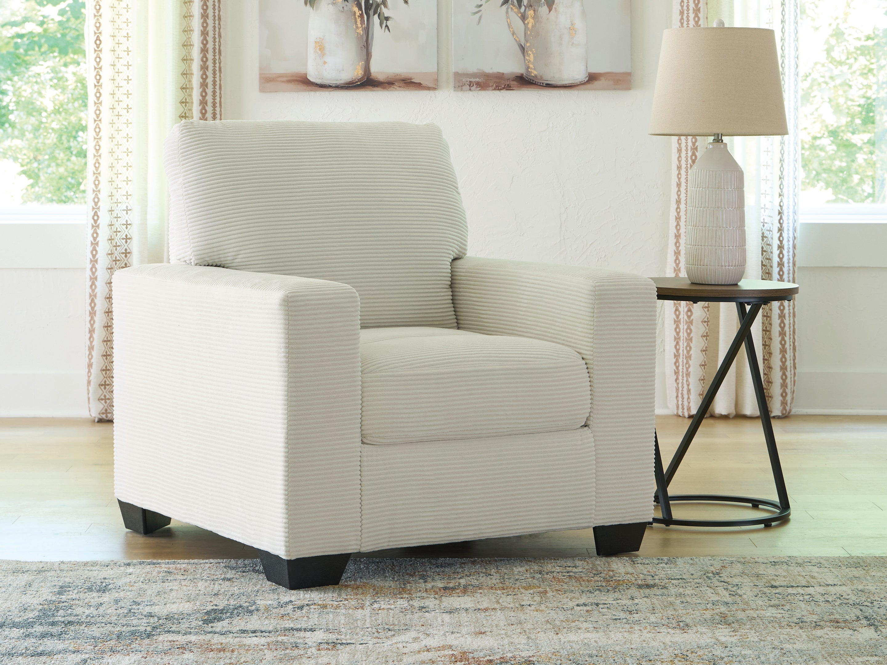 Sectionals for Less - Ashley Furniture - Greenbriar Living Room - Chair / Ivory - PC3200620