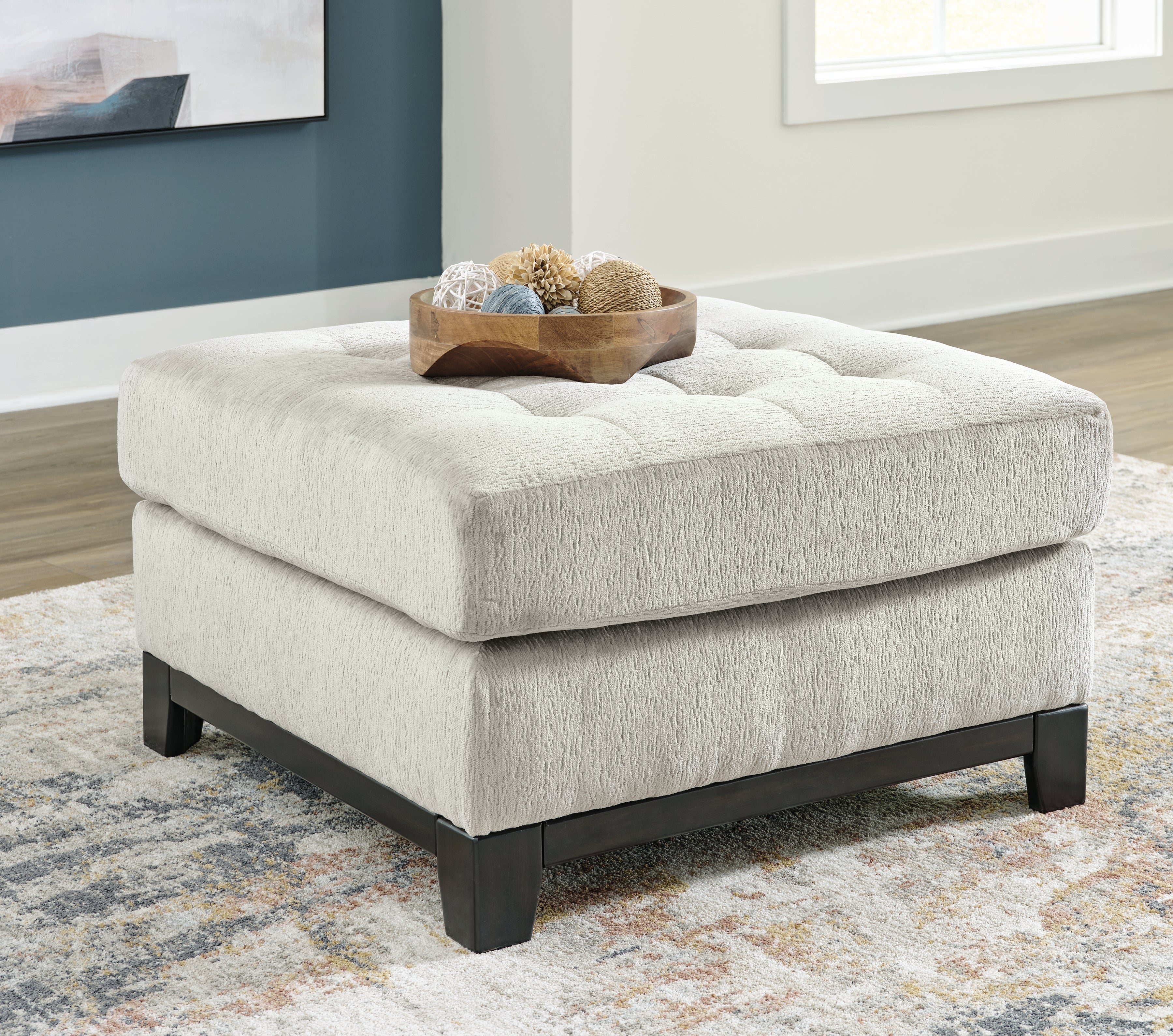 Sectionals for Less - Ashley Furniture - Maxon Place Living Room - Oversized Accent Ottoman / Stone - 3300408