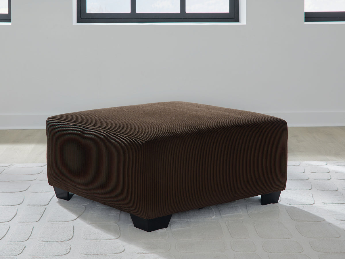 Sectionals for Less - Ashley Furniture - Kimlee Living Room - Oversized Accent Ottoman / Chocolate - PC3560308