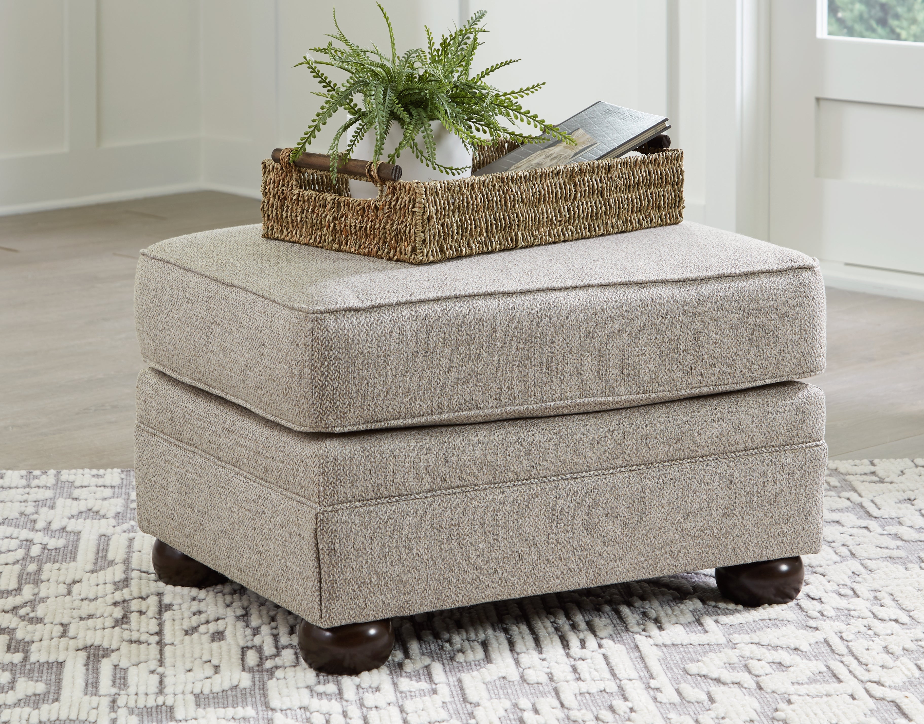 Sectionals for Less - Ashley Furniture - Gaelon Living Room - Ottoman / Dune - 3730714
