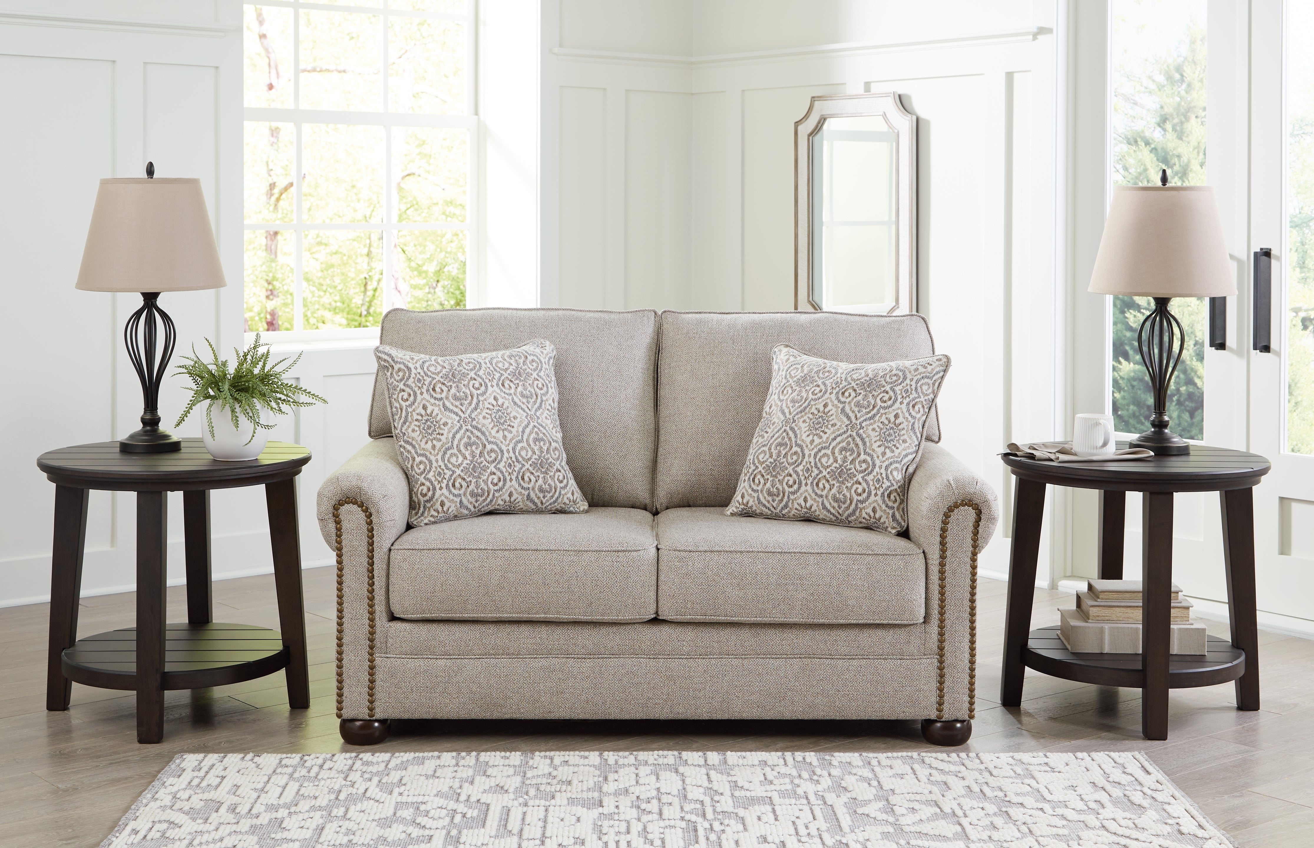 Sectionals for Less - Ashley Furniture - Gaelon Living Room - Loveseat / Dune - 3730735