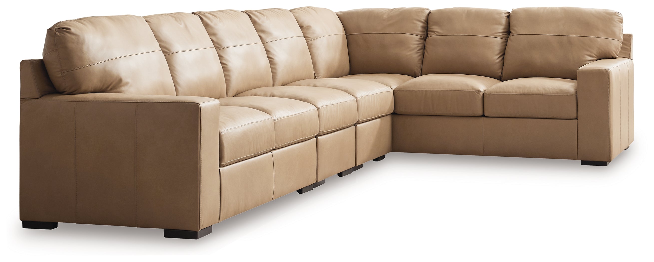 Sectionals for Less - Ashley Furniture - Bandon Sectional - RAF 4-Piece Sectional / Toffee - 38006S6