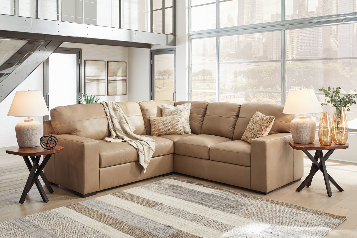 Sectionals for Less - Ashley Furniture - Bandon Sectional - RAF 4-Piece Sectional / Toffee - 38006S6