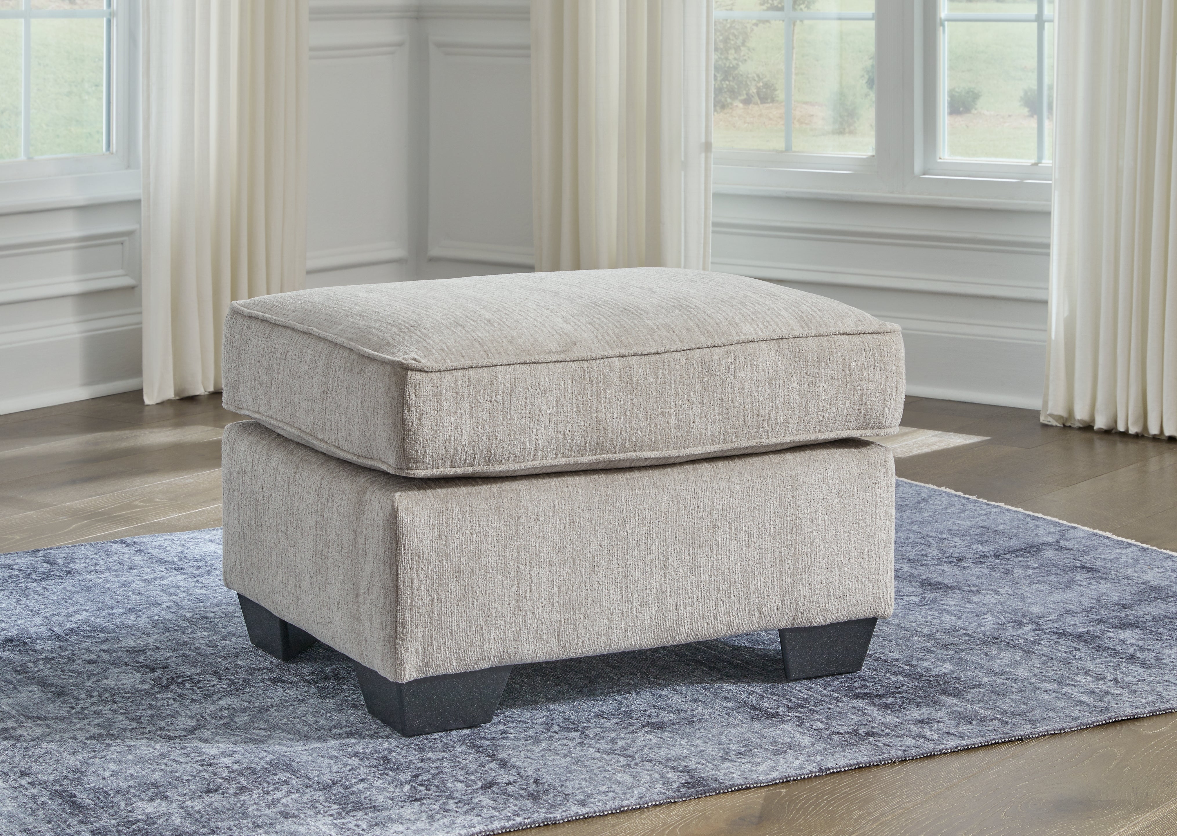 Sectionals for Less - Ashley Furniture - Cashton Living Room - Ottoman / Ice - 4060614